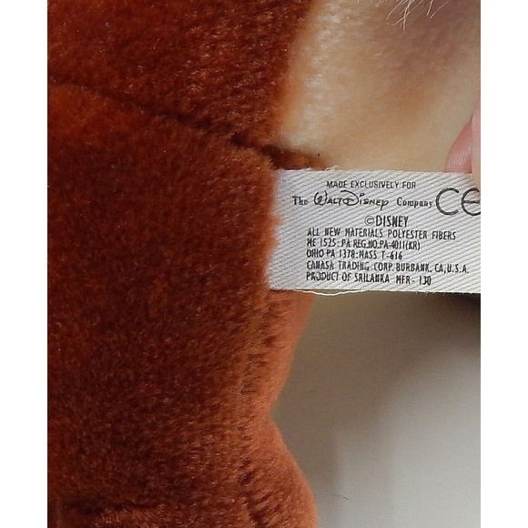 Walt Disney Company Dale Chipmunk Red Nose Plush Stuffed Animal 10" - Picture 7 of 9